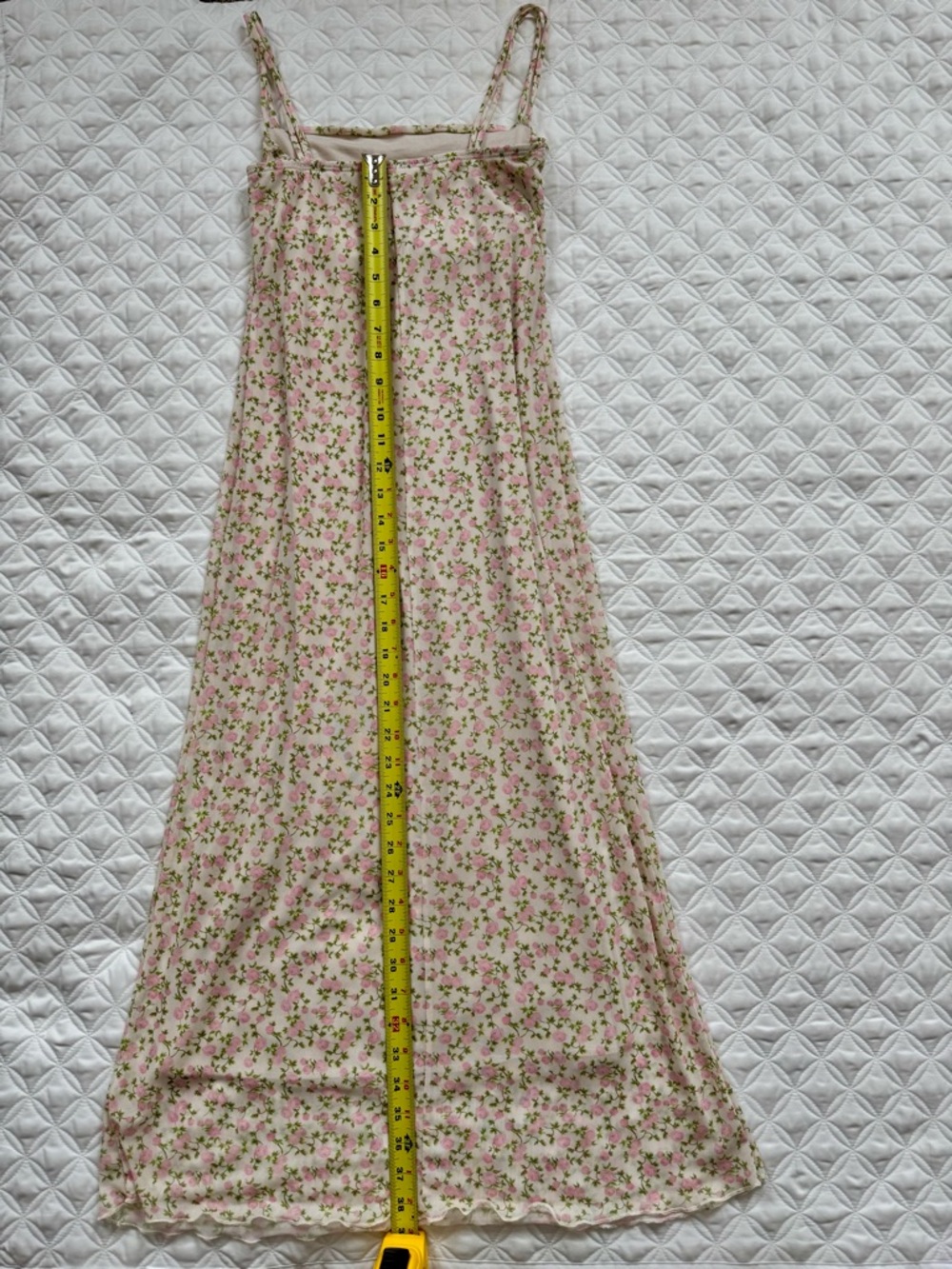 NWT See You Monday Pink Floral Spaghetti Strap Maxi Dress Size M - Picture 15 of 15